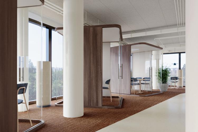 Chambre meublée en colocation dans un appartement de 108m2, 4 colocata